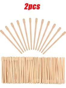 400/200/100/2 chiếc que wax lông gỗ nguyên chất dùng một lần, chịu nhiệt, thìa wax lông gỗ nhỏ, que wax lông gỗ, dụng cụ tẩy lông lông mày, que wax lông mày, que wax lông để tẩy lông và làm mịn da, phù hợp để tẩy lông, lông mày và cơ thể, hoàn hảo cho spa và dùng tại nhà, que cạo tẩy lông mùa hè - Nhiều màu - Xem 8
