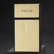 Estuche de cigarrillos multifuncional portátil con 10 ranuras y soporte para encendedor - Multicolor - Ver 5