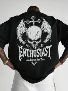 Men's T-Shirts For Spring And Summer - Black - View 1