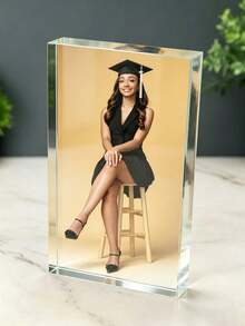 定制亚克力照片砖，个性化相框，照片礼品，送给妈妈的理想礼物，适用于婚礼、周年纪念日、家庭照片、卧室和客厅装饰、家居装饰、情人节和其他场合，高品质，时尚定制，独一无二，送给男朋友/女朋友的理想礼物，适用于情人节、周年纪念日、婚礼、母亲节、生日、节日、父亲节、毕业典礼、乔迁之喜、客厅、家居装饰和其他场合 - 彩色 - 查看 4