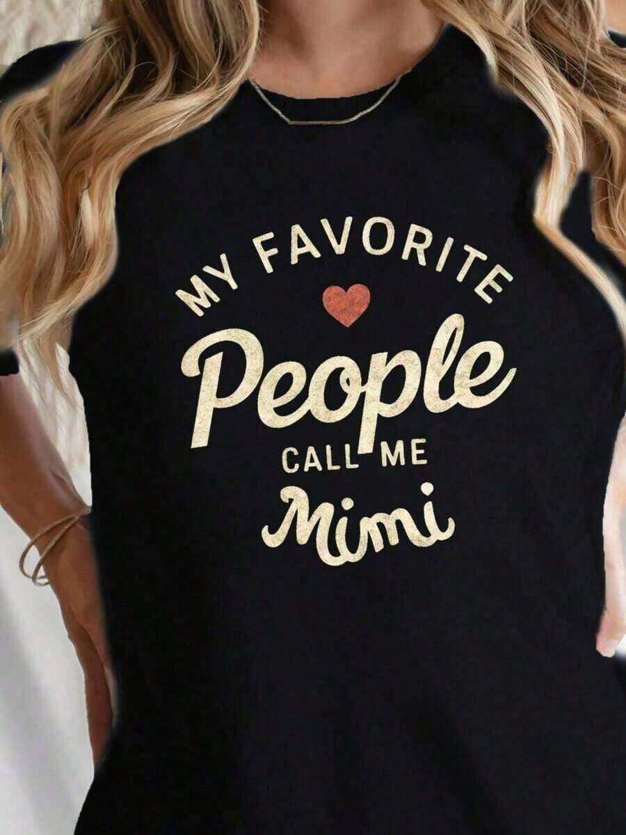 It Could Be Worse, Funny Phrase, Women's Casual Crew Neck Short Sleeve T-Shirt, Humorous Slogan T-Shirt, Loose Fit Summer T-Shirt - 黑色 9 - 查看 1