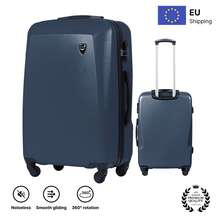 W WINGS 20"、24"、28" ABS+ 硬殼行李箱套裝 | 密碼鎖、伸縮拉桿、360°旋轉輪，適用於度假與商務旅行 - 藏蓝色 - 查看 9