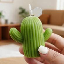 3D硅胶仙人掌蜡烛模具，小号/中号/大号条纹仙人掌造型硅胶蜡烛模具，适用于家居装饰、香薰蜡烛制作、DIY手工、手工皂制作，是工艺爱好者的理想之选。 - B - 查看 9