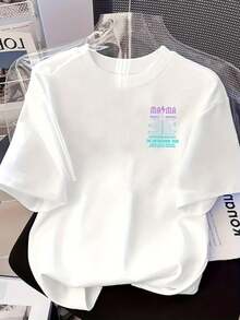 New 180g Heavyweight T-Shirt, 100% Cotton, For Women With A Fun Slogan About Motherhood - Journey Print, With Pregnancy Symptoms And Quotes About Childbirth, Casual Short-Sleeved Round Neck Top, Suitable For Pregnant And Postpartum Women, Fun Clothing To Announce Pregnancy, Comfortable For All Seasons, Machine Washable, Soft Fabric, Durable Seams - Suitable For Layering In Spring And Autumn And As A Single Garment In Summer, Unisex Style. - 黑色 - 查看 8