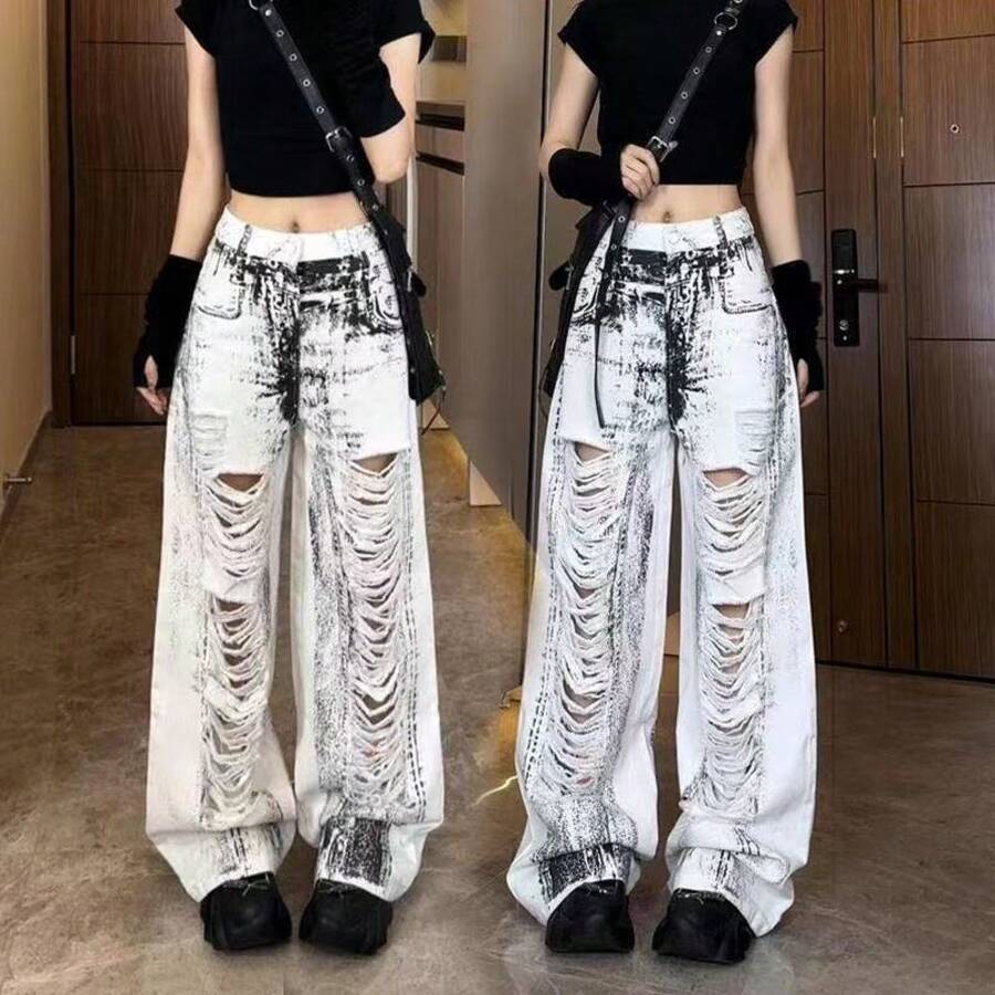 Women Jeans - White - View 1