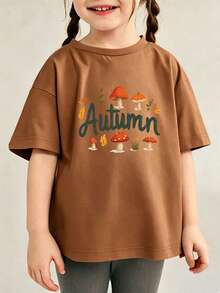 Young Girls T-Shirts - Brown - View 6