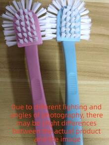 2/1pc Multi-Angle Shoe Brush, Durable 5-In-1 Shoe Brush, Plastic Material, Efficient Cleaning, Suitable For Laundry And Shoe Cleaning, Also Suitable For Household Cleaning - Multicolor - View 11