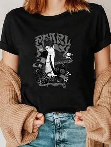 Women T-Shirts - Black - View 12