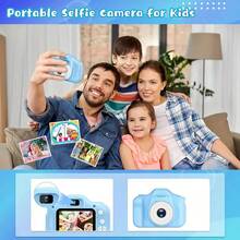 Kamera Digital Mini Anak-Anak, Kamera Selfie Layar HD 2 Inci, Perekaman Video & Fotografi 1080P, Kamera Kartun 8MP dengan Permainan Seru, Kamera Mainan Perjalanan Luar Ruangan Isi Ulang USB, Hadiah Natal dan Ulang Tahun untuk Anak Laki-Laki dan Perempuan - Kamera anak-anak - View 11