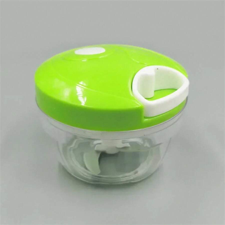 Mini Manual Food Processor, Garlic Cutter With String, Meat Grinder, Onion And Vegetable Cutter, Garlic Crusher, Portable Kitchen Tools - Green609 - View 1