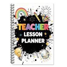 1pc Spiral Bound Teacher Lesson Planning Notebook, Back To School Theme Planner For Lesson Planning, Learning Schedule, Daily Notes, With Date Column, Quality Eye-Care Pages, Smooth Writing, Teacher Gifts | Essential For School | Learning Stationery - G - View 8