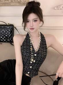 Short Party Dress For Women, Strapless High-Waisted Design, Sweetheart Neckline With Side Slit, Available In Black, Beige And Olive Green, Stretch Knit Fabric, Elegant Casual Style Ideal For Parties And Special Occasions. - 黑色 - 查看 2