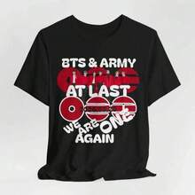 2026 World Tour Graphic T-Shirt, Band T-Shirt, Unisex Gift For Fans, Women's Blouses, Blouses, Casual Women's Blouses, Women's Tops, Tops, Unisex. - 黑色 - 查看 6