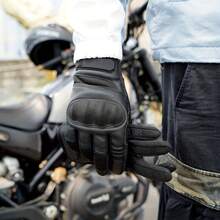 1 Pair Unisex Outdoor Full Finger Touchscreen Hard Shell Tactical Gloves, Suitable For Sports, Hiking, Cycling, Motorcycle - White - View 6