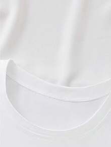 Camiseta de Mujer; presenta un estampado de cerezas; suave y cómoda, ideal como prenda de casa para todas las estaciones; transpirable y absorbente de sudor, camiseta casual de manga corta para mujer; Camisetas para Mujer - Blanco - Ver 6