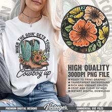 Western Sublimation Design | To The Gentleman! | Instant Download | Motivational T-Shirt Design | Cowboy Boots PNG | Country Sublimation Design - 白色 - 查看 2