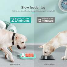 Dog Puzzle Toys, Treat Dispensing Dog Enrichment Toys For IQ Training And Brain Stimulation, Interactive Mentally Stimulating Toys As Gifts For Puppies, Cats, Dogs - Cấp độ L 3 - Xem 5