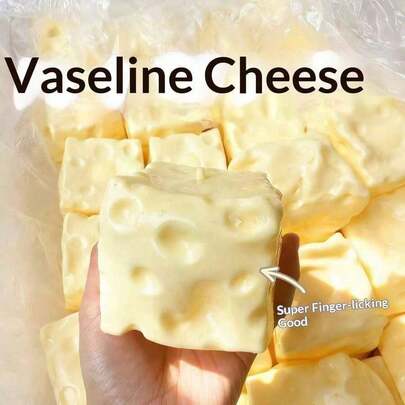 Đồ chơi bóp mềm hình pho mát khổng lồ mới, hình vuông, kết cấu giống bánh mì thật, vỏ TPR đàn hồi chậm, món quà hoàn hảo cho sinh nhật, Giáng sinh, Halloween, Lễ Phục sinh.