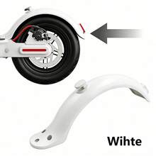 LYXM102-2 Rear Fender Kit - M365/M365 Pro - (Housing + Hook + Silicone Screw Cap + Silicone Hook Cap + Taillight) - Compatible With Rear Fork - Rear Fender Kit - White - White - View 5