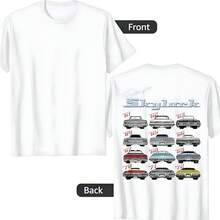 Evolución, Riviera, Skylark, Limitado, Gran, Gran, Deporte, GS, Muscle T-Shirt - Blanco - Ver 1