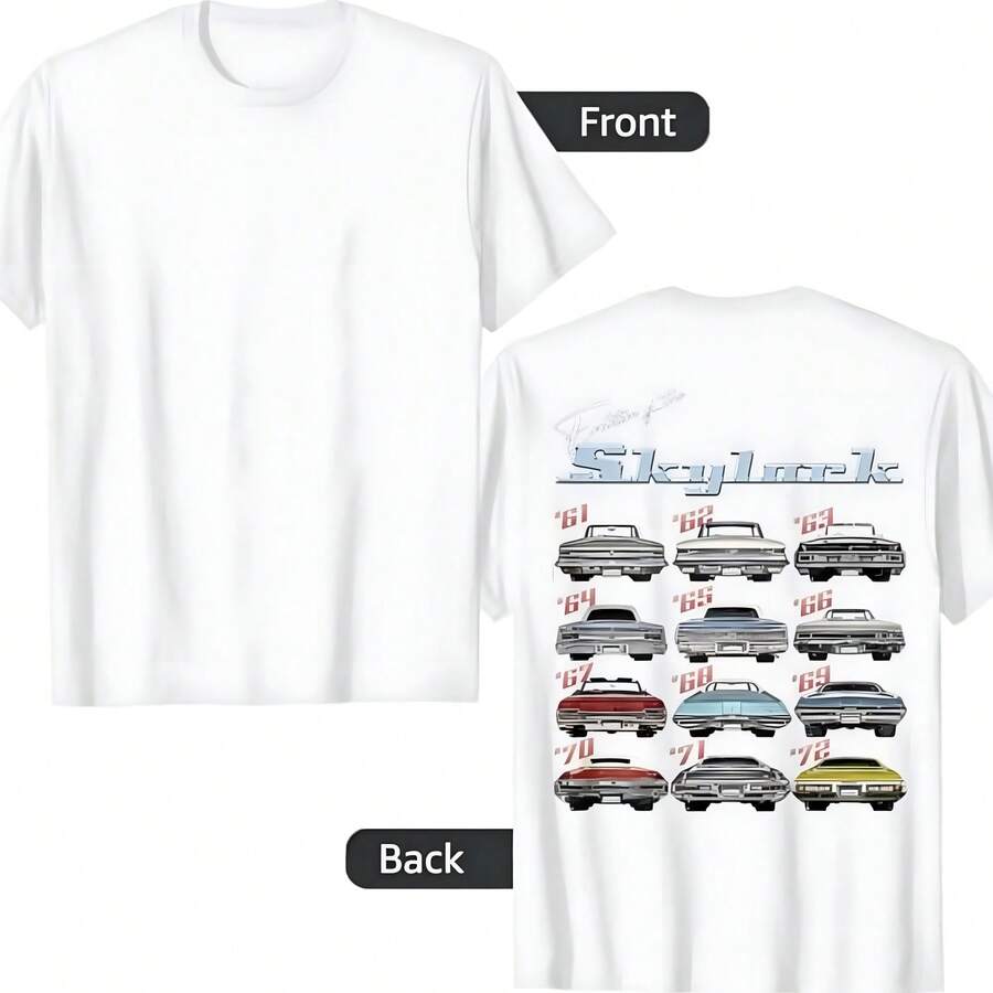 Evolución, Riviera, Skylark, Limitado, Gran, Gran, Deporte, GS, Muscle T-Shirt - Blanco - Ver 1