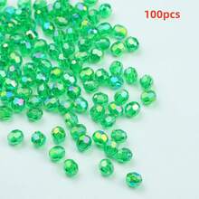 100-500pcs Acrylic Shiny Faceted Corner Beads - DIY Handmade Beading, Suitable For Jewelry Making, Handicrafts, Translucent Material - Faceted Beads - View 31