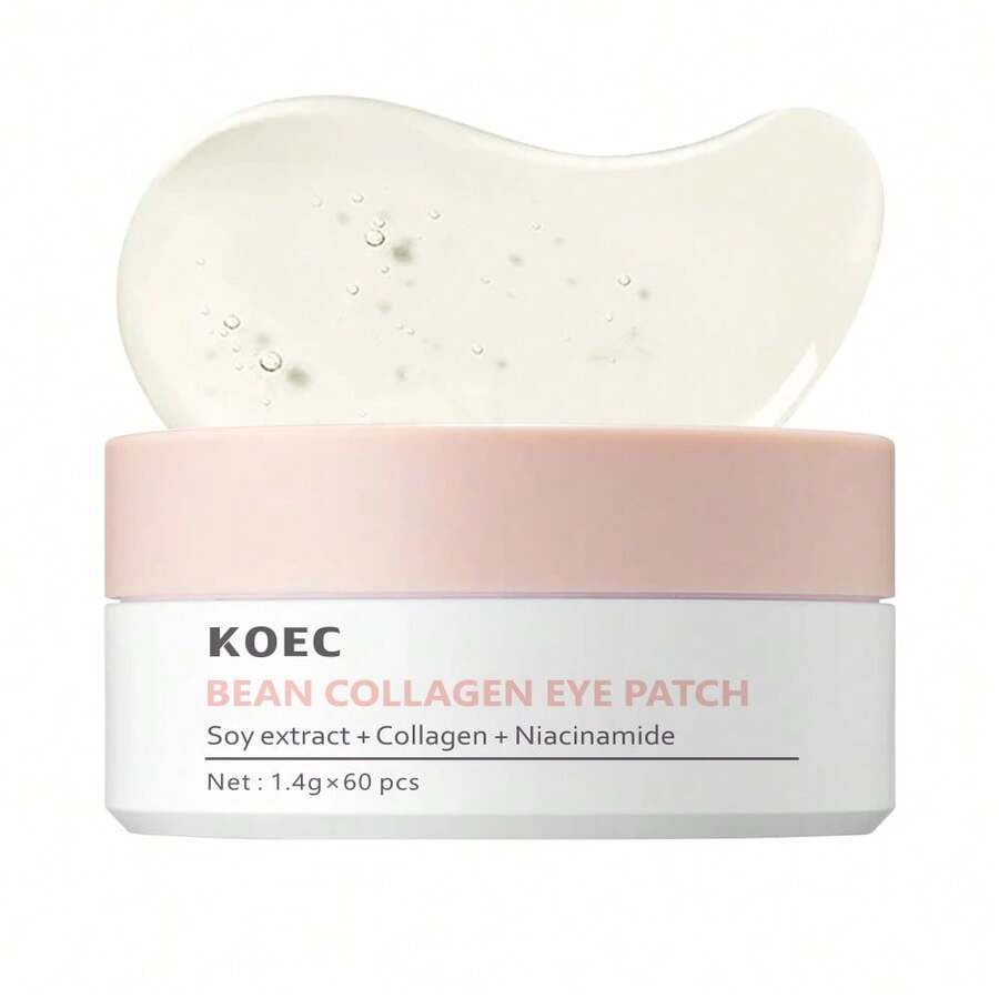 KOEC 豆胶原蛋白眼膜，有效淡化黑眼圈，减少皱纹、浮肿和眼袋