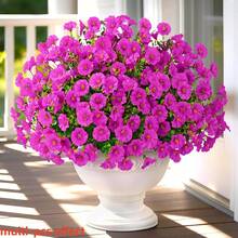 1/6/12pcs - Colorful Vibrant Artificial Plant Flowers Outdoor Spring/Summer Decor, Pink Faux Daisy Eucalyptus Durable, Suitable For Indoor/Outdoor Decoration, Outdoor Home, Porch, Yard, Windowsill, Yard Decor, Wedding And Home Decor, Yard, Window, Yard Decor, Ornaments, Winter Decor, 2026 New Year - Hot Pink - View 9