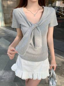 Women Tops - Blue - View 5
