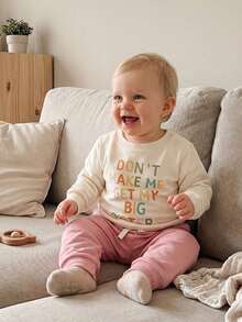 Young Girls Sweatpants - Apricot - View 3