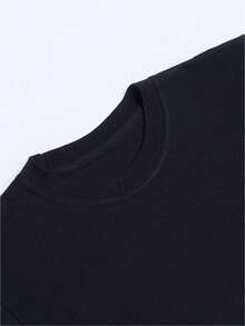 Men's And Women's T-Shirts, Designed With An Earth Day And Nature Theme, Are Perfect For Easter, Mother's Day, Father's Day, And Birthdays. Made From 100% Soft Black Fabric, Suitable For Everyone. - 黑色 - 查看 6