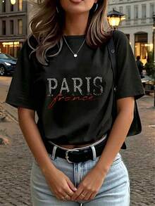 Women T-Shirts - Black - View 4