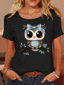 Camiseta de Verano de Alta Gama para Mujer, con Estampado Creativo de Letras, de Algodón Puro, Ideal para Ocio al Aire Libre en Primavera y Verano, Viajes y Fiestas, Fácil de Combinar. - Albaricoque - Ver 7