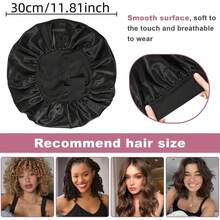 1 Piece Satin Bonnet For Women, Silk Bonnet For Curly Hair, Silk Hair Bonnet For Sleeping Satin Bonnets For Women, Extra Large Bonnet For Braids(Random Color Sleeping Cap) - View 3