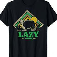 Women's T-Shirt With Sparkling Golden Cherry Design - Black - View 1