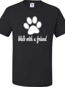 Cute Unisex Premium Casual T-Shirts, "Don't Talk To Strangers" T-Shirt, Funny St5 Movie T-Shirt - 黑色 4 - 查看 6