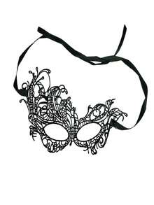 Bộ 10 chiếc mặt nạ ren đen, mặt nạ hóa trang gợi cảm, thích hợp cho Halloween, lễ hội Carnival, đám cưới, dạ hội, tiệc hóa trang và các dịp khác. - màu đen - Xem 4