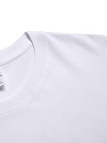 Camiseta de Algodón 100% para Hombre, Cuello Redondo, Manga Corta con Estampado de Pollo Asado, Estilo Casual y CómodoTee - Blanco - Ver 4