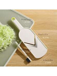 Dụng cụ thái bắp cải có tay cầm - Lưỡi dao bằng thép không gỉ - Dụng cụ nhà bếp cầm tay để thái bắp cải, làm salad và xào - Dễ dàng vệ sinh - Máy thái rau củ nhanh chóng và hiệu quả - Nhiều màu - Xem 11