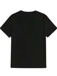 Plus Size T-Shirt For Men And Women, Nostalgic Generation X Style - Casual Striped Retro Style 80s And 90s T-Shirt For Generation X Adults, Loose Fit, Breathable, Crew Neck, Ideal For Generation X Events And 90s Theme Parties (With "Adulting" Slogan). - 黑色 - 查看 2