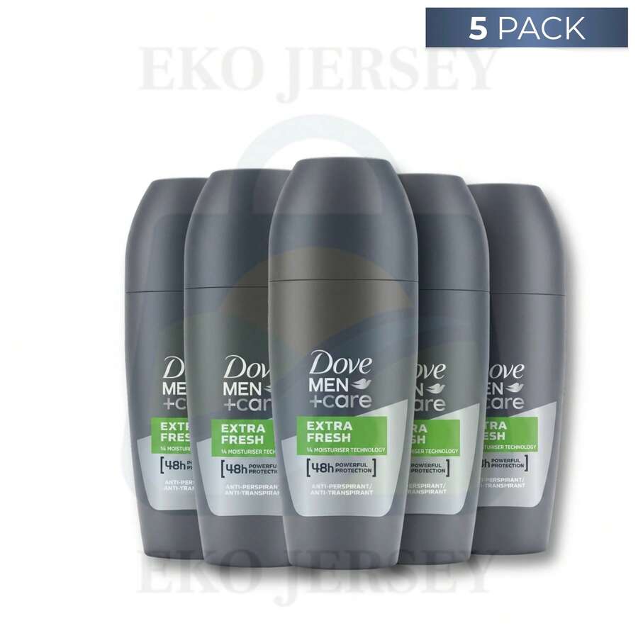 Dove Men+Care Extra Fresh Roll On Deodorant 48h Odor Protection 1.69oz / 50ml Pack Of 5 - nhiều mùi hương - Xem 1