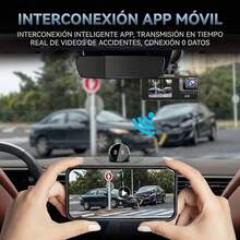 DVR Camera (Front + Indoor) With 2.0" Compact Screen, IR Night Vision With 3 Cameras - A - View 4
