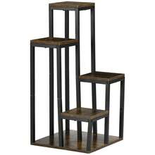 Supporto per piante a 4 livelli, 40 cm x 40 cm x 81 cm - A - Visualizzare 1
