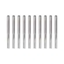 10Pcs 2 Flute Cnc Router Bits 3.175Mm Straight Slot Steel Milling Cutter For Wood Plastic - Multicolor - View 9
