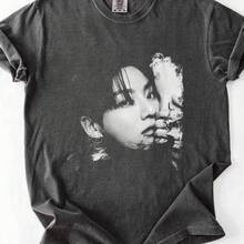 Jung Kook Vintage Arirang Tour Kpo P T-Shirt B T S Bangtan Fan Merc - 黑色 - 查看 1