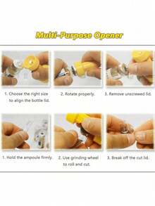 Bộ 5/3/1 dụng cụ mở ống thuốc, dụng cụ mở ống thuốc, giúp ngăn ngừa hiệu quả việc bị đứt tay, dụng cụ mở ống thuốc y tế dành cho y tá, dụng cụ mở tinh dầu gia dụng, quà tặng ngày Y tá, vật dụng thiết yếu cho y tá. - Nhiều màu - Xem 8