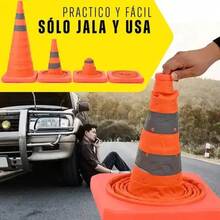 Caution: Reflective Coral Orange Traffic Sign - 1 - View 9