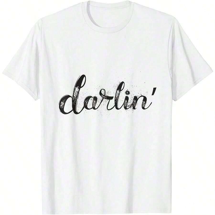 With Bananas But They Said They Were Apples, Funny Phrase, Men's Printed T-Shirt, Suitable For Year-Round Wear, Short-Sleeved Crew Neck T-Shirt, Single-Sided Print, 180g Pure Cotton, Funny Printed Top For Women. - 顏色 5 - 查看 1