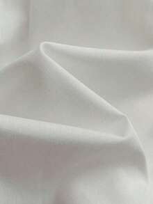 de mujer de unicolor con cuello cuadrado y manga corta, para vacaciones - Blanco - Ver 6