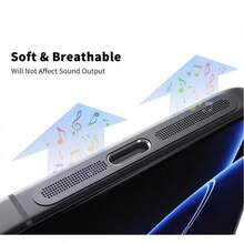 Bộ 2 miếng lưới chống bụi kim loại + 2 nút chống bụi chống mất màu đen (Combo), tương thích với iPhone 17PRO/17PROMAX/16PRO/15PRO và các mẫu khác, dùng để bảo vệ cổng sạc khỏi bụi bẩn - màu đen - Xem 3